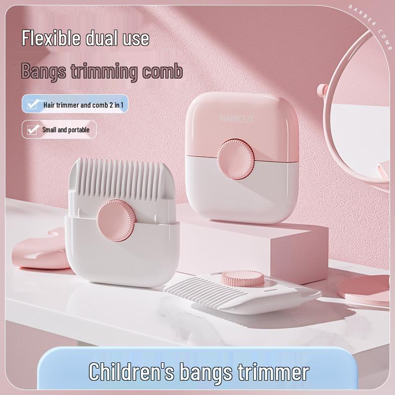 Multifunctional Hair Trimmer Comb for Girls - Split End, Thinning, and Haircut Tool