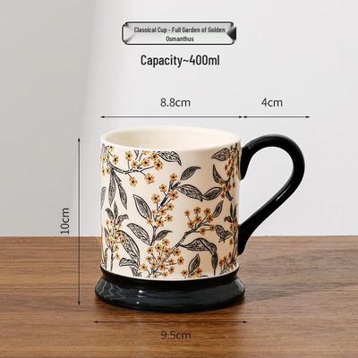 ZISIZ Keramik Klassische Kaffee- und Wasserbecher