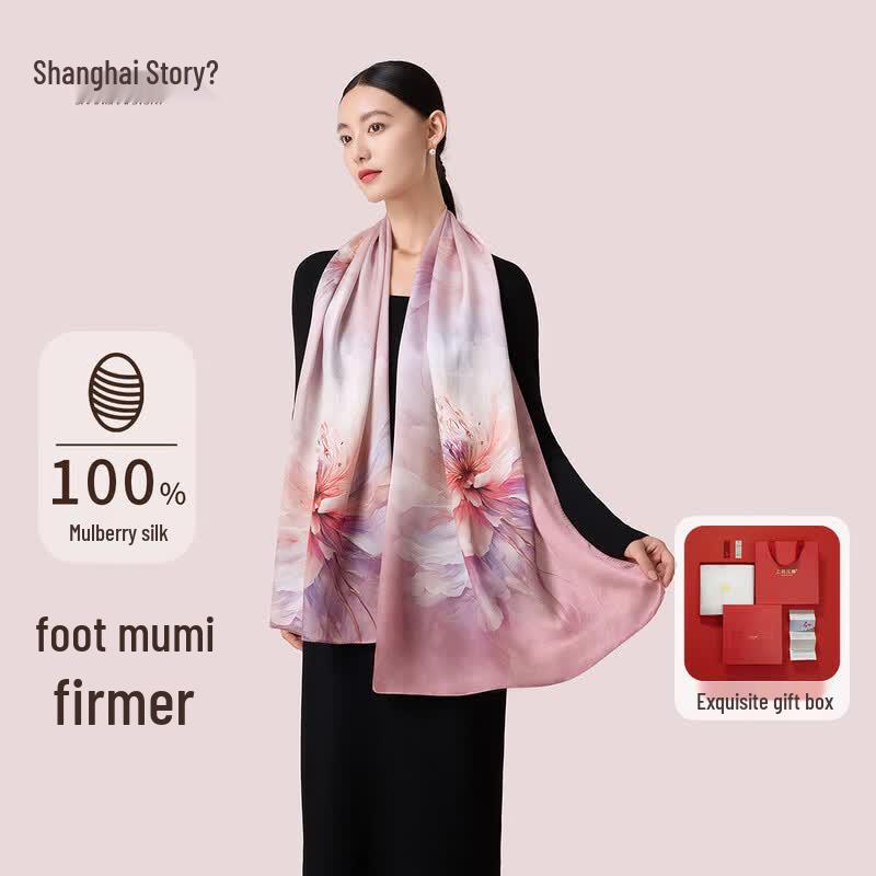 Шарф и шаль Shanghai Story из 100% шелка тутового дерева 170*50cm