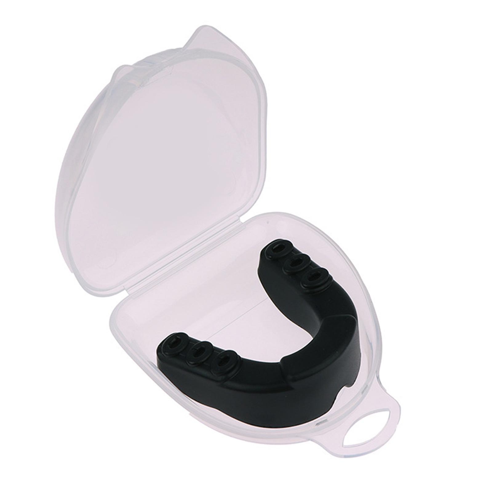 

Rubber Athletic Mouth Guards Gum Shield Adult for Guarding Teeth Youth Mouthguard for Boxing Hockey with Plastic Box