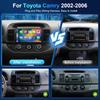 Car Radio for Toyota Camry 2002-2006, 9'' HD Touchscreen, Wireless CarPlay, Android Auto, GPS, BT5.0, Backup Camera