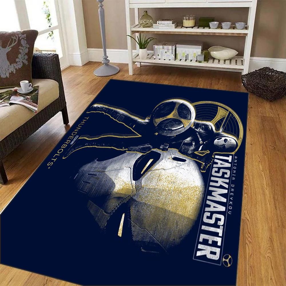  DISNEY Marvel Thunderbolts Living Room Decorative Rug Sofa Coffee Table Non-slip Mat Winter Soldier Boy Bedroom Decor Rug