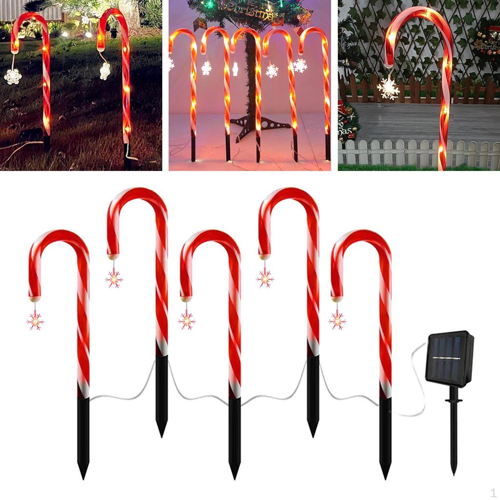 Christmas Decoration Candy Light Solar Garden Lights Path Lighting Waterproof IP44 for Garden,