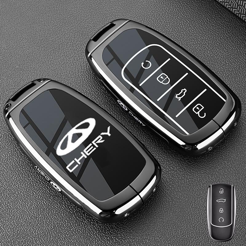 New Car Zinc Alloy TPU Key Case Cover Holder For Chery Jaecoo Tigo 7 8 Pro Max Omoda C5 Tigo7 8 PlusJ6 J7plus J8 Interior Shell