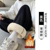 Sweatpants women's spring and autumn new drape straight tied feet gray sweatpants casual loose small wide-leg pants