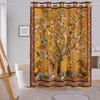 Bohemian Flower Bathroom Curtain Colorful Boho Floral Print Beautiful Bright Polyester Fabric Cloth Shower Curtain for Bathroom