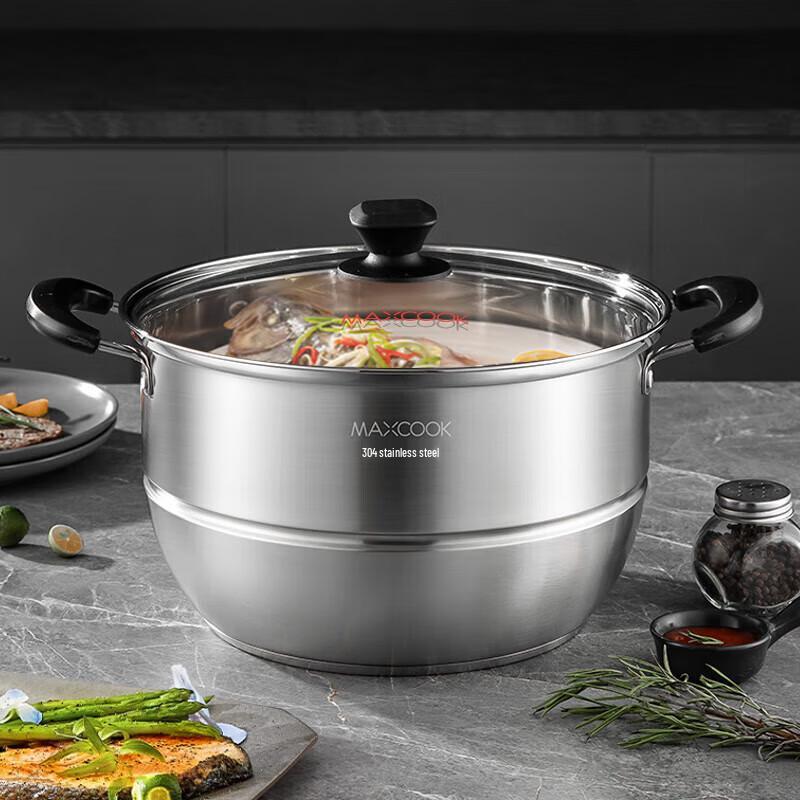 maxcook Dampfgarer aus Edelstahl 304