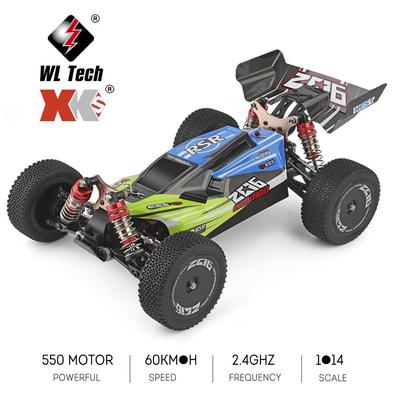 Wltoys XKS 144001 RC Araba 60 km/saat Yüksek Hızlı 1/14 2.4 GHz RC Buggy 4WD Yarış Off-Road Drift Araba RTR