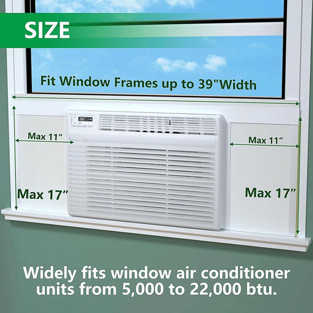 Air Conditioner Insulation Panel Heat Draft Insulating 17x11inch Foam Window Air Conditioner Insulation Panel for Modification