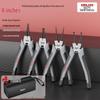 Delixi Industrial Snap Ring & Circlip Pliers Set for Internal/External Use