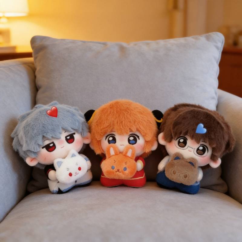 Gintama Plush Doll With Cotton Filling For Collectors And Kids