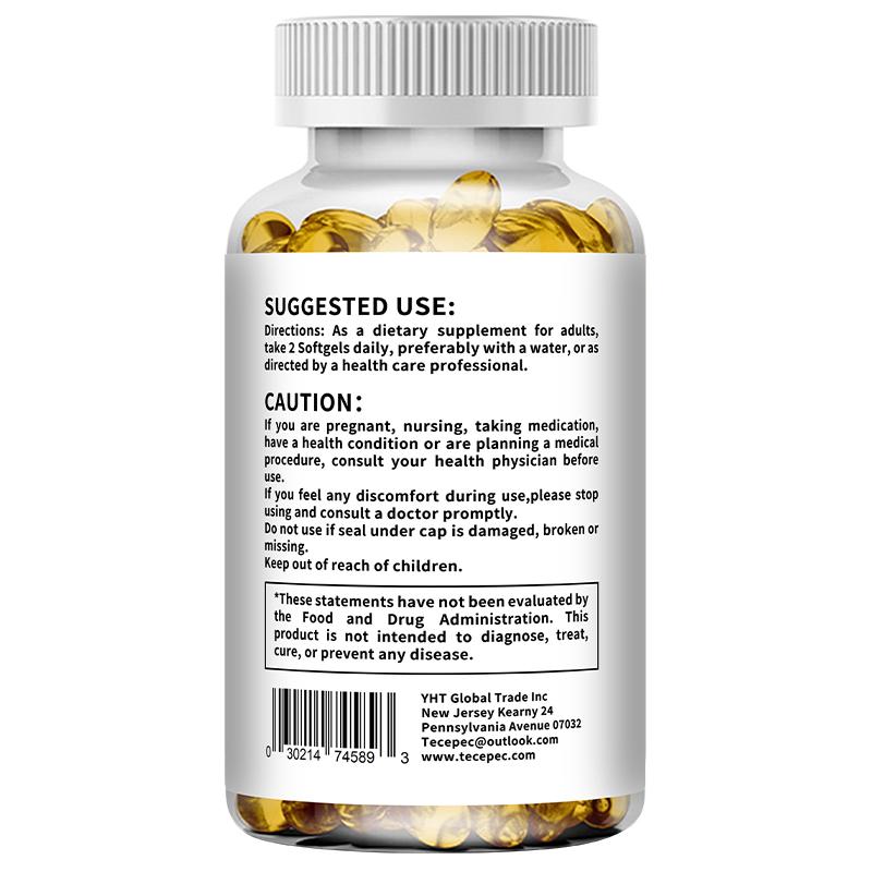 Tecepec Olio di Origano con Olio di Semi Neri Integratore Alimentare 120 Capsule Morbide