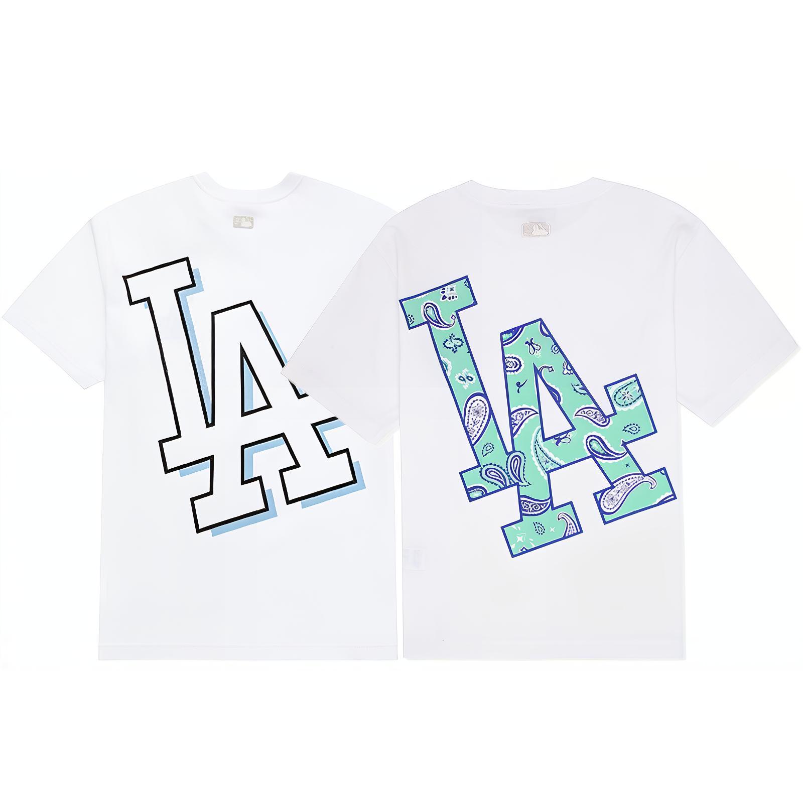 

New MLB Los Angeles Dodgers T Shirt Unisex 2 Pack 3ATSB0433+3ATSI0333-07WHS XL