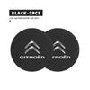 2pcs Leather Anti-Slip Mat Suede Car Coaster Water Cup Holder For Citroen Jumper Celysee Cactus Picasso Aircross Saxo Grand akh256