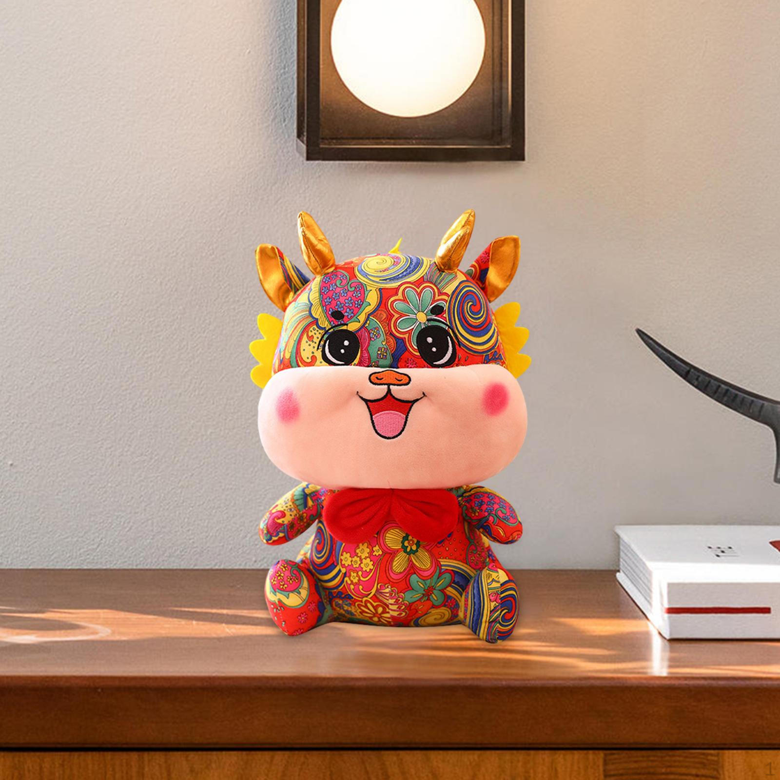 

Китайский дракон плюшевая игрушка год мягкие игрушки праздничные принадлежности для фестиваля 22cm