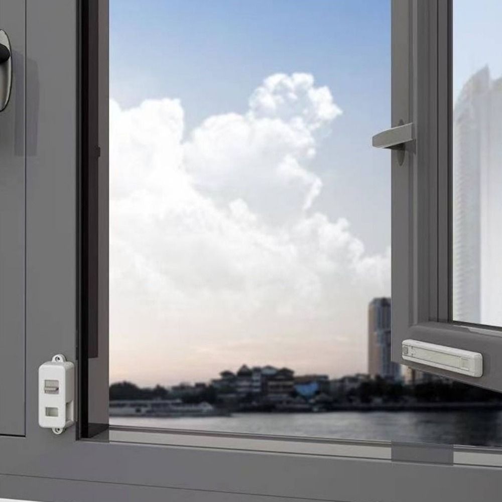 Plastic Door Window Limiter No Punching Window Safety Lock Window Restrictor Child Safety