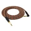 Kabel Instrumentalny Red's Music - Jack 6.3Mm / Jack 6.3Mm Kątowy - Fop Kabel W Oplocie - Gcf1230Ra - 3M
