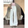 2025 Summer High-Waisted Wide-Leg Slimming Jeans - Artistic and Versatile Straight-Leg Pants for Petite Commute