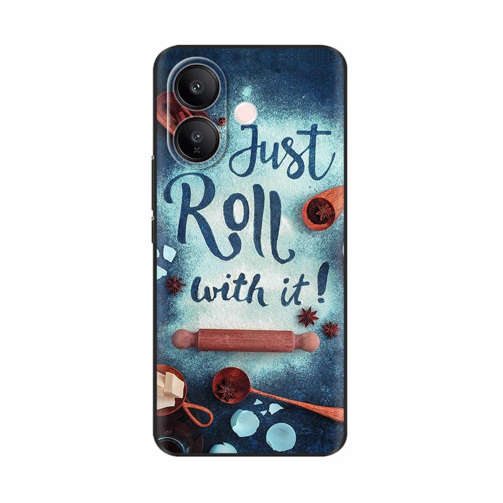 For Vivo V60 Lite Case Case Sweet Love Heart Flower Soft Silicone TPU Cover For Vivo V60 Lite 4G 5G Phone Cases Protective Coque