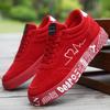 Fashion Men's Vulcanized Sneakers Male Lace-up Casual Shoes Breathable al Canvas Red Black Lover Shoes Graffiti Flats