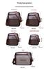 Kangaroo Men's Crossbody Bag - Single Shoulder Bag for Business Travel and Casual Wear