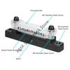 2pcs 6 Way Bus Bar Terminal Block 150A Power Distribution Terminal Block with Cover For Motorhome Boat Marine Battery Power