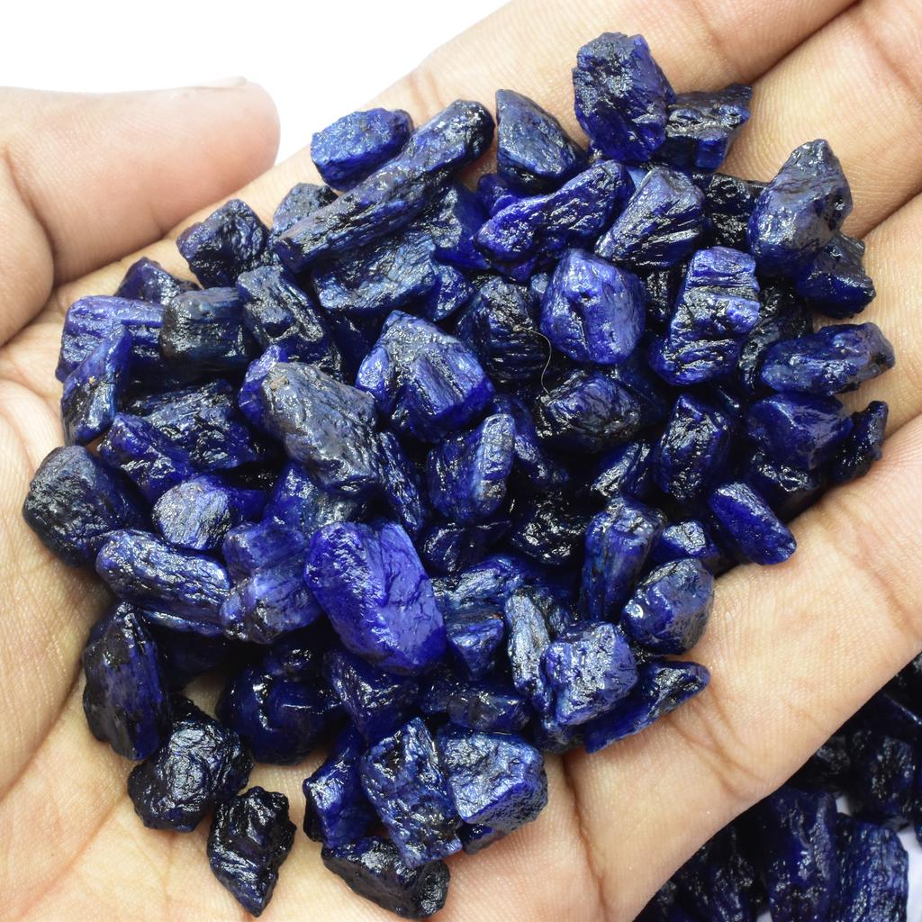 Lot Natural Blue Sapphire 800ct Uncut Rough Certified Loose Gemstones