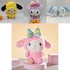 Adorable 25cm Sanrio Melody Plush Toy Kuromi Pendant Cartoon Girl Gift