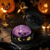 Weiches Knetspielzeug für Angst und Konzentration Halloween-Brötchen mit Dampfer, Sensorischer Fidget Stressball, Gruseliger Geist Dehnbares TPR-Spielzeug Kürbis zur Entspannung