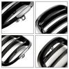 Frontfanger Nyregrill Grill Passer BMW X5 E70 X6 E71 2007-2013 Blank Svart