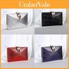Minimalist Pu Metal Leaf Evening Clutch With Phone Pocket For Formal Parties