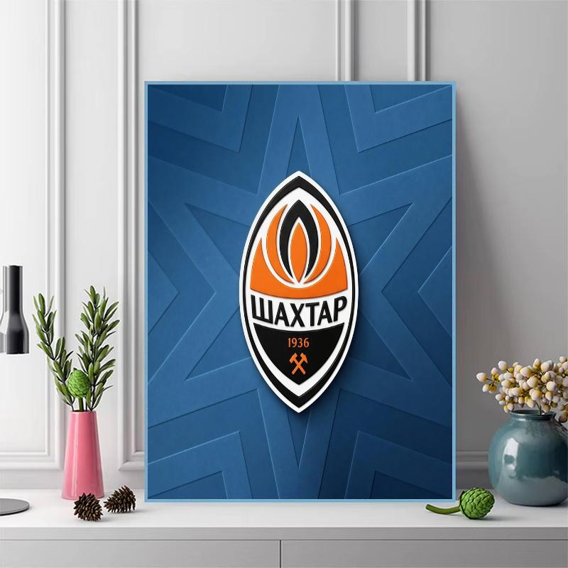 FC Shakhtar Donetsk 100% Round Full Drill 5D DIY Diamond Painting Embroidery Cross Stitch Rhinestone Décor