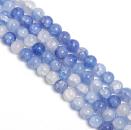 38-45pcs/lot 8 10mm Round Glass Floral Beads Colorful Loose Spacer Beads For Jewelry Making DIY Bracelet Necklace Accessories