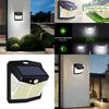 Solar Outdoor Wireless Powered Human Body Induction Lamp 128 Led Courtyard Use