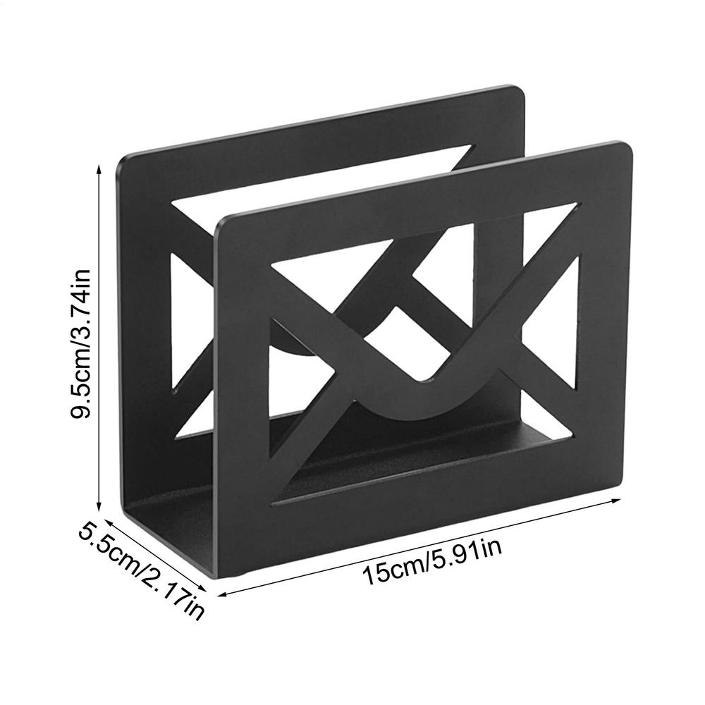 Mail Organizer Countertop Desk Sorter Mail Organizer Desktop Letter Organizer Document Storage Rack Modern Cutout Envelope