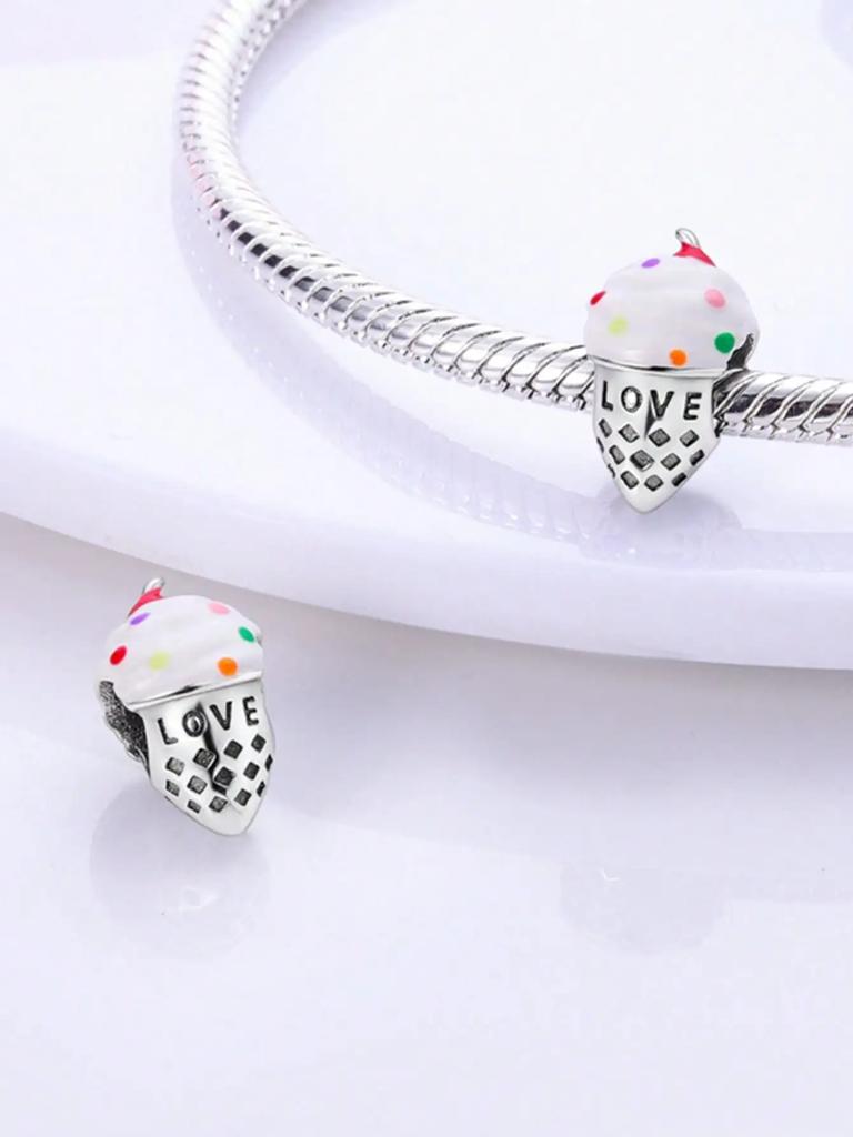 Charms Plata Copper Colors Ice Car Shaved Ice Machine Beads Charm Pendant For Original Bracelet For Women Diy Jewelry Love Gift