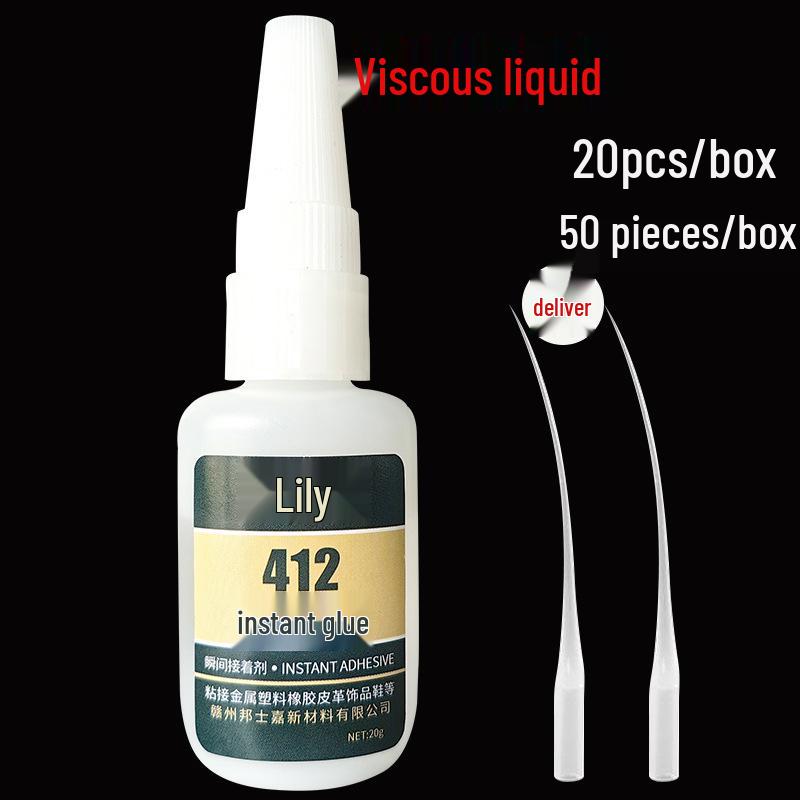 

Быстросохнущий клей для DIY-украшений, Crocs, ПВХ и акриловых типс - 3-секундный адгезив