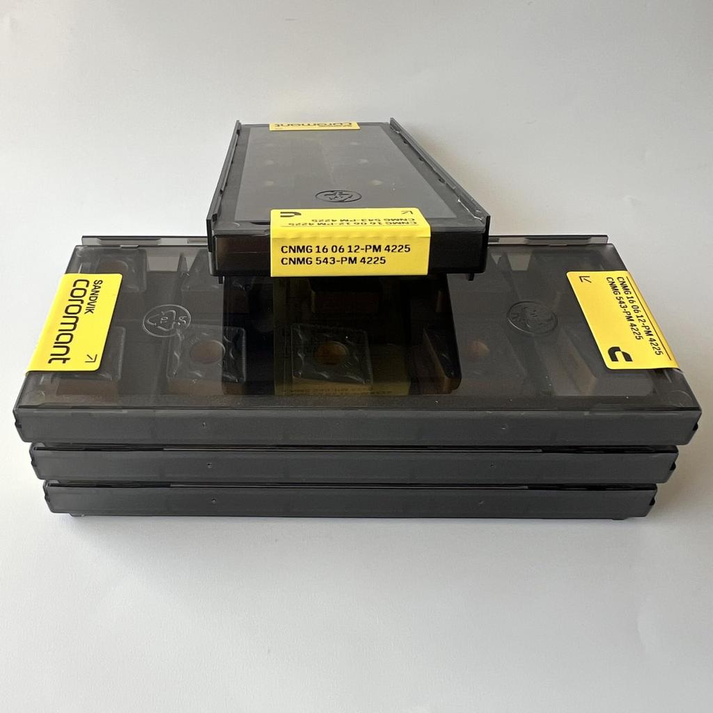 Sandvik / CNMG160612-PM 4225 / Original Swedish Hard Alloy Blade 10 Pcs