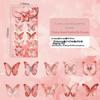 Dream Butterfly Whispers: Gold Foil 3D Butterfly Stickers for Journals & Collages - 6 Styles