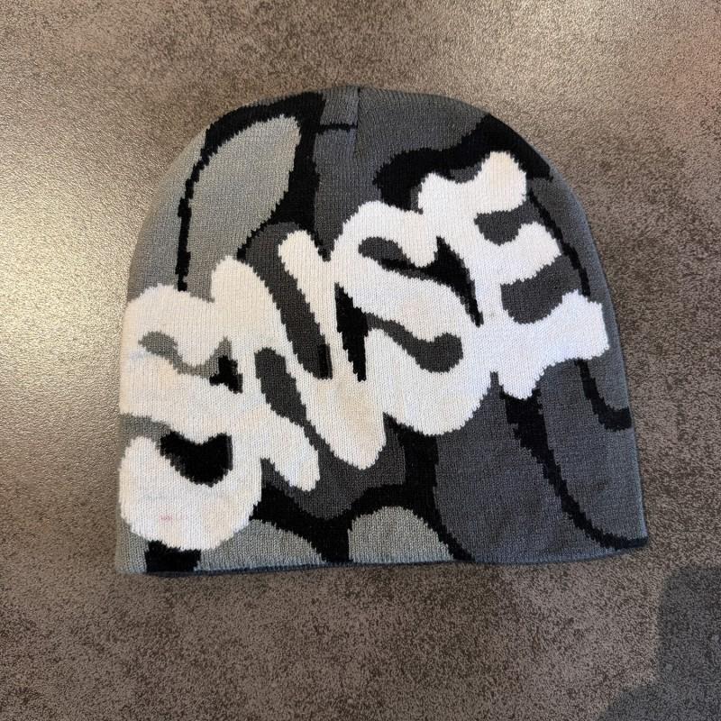 Letter Knit Beanie Unisex Casual Warm Winter Hat Men Women