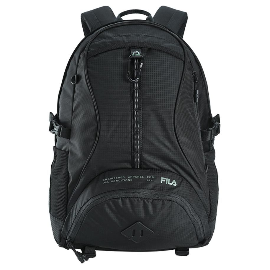 Fila Casual Lightweight Zipper Closure Fabric Backpack Women Backpacks Black A13W447162FBK Black