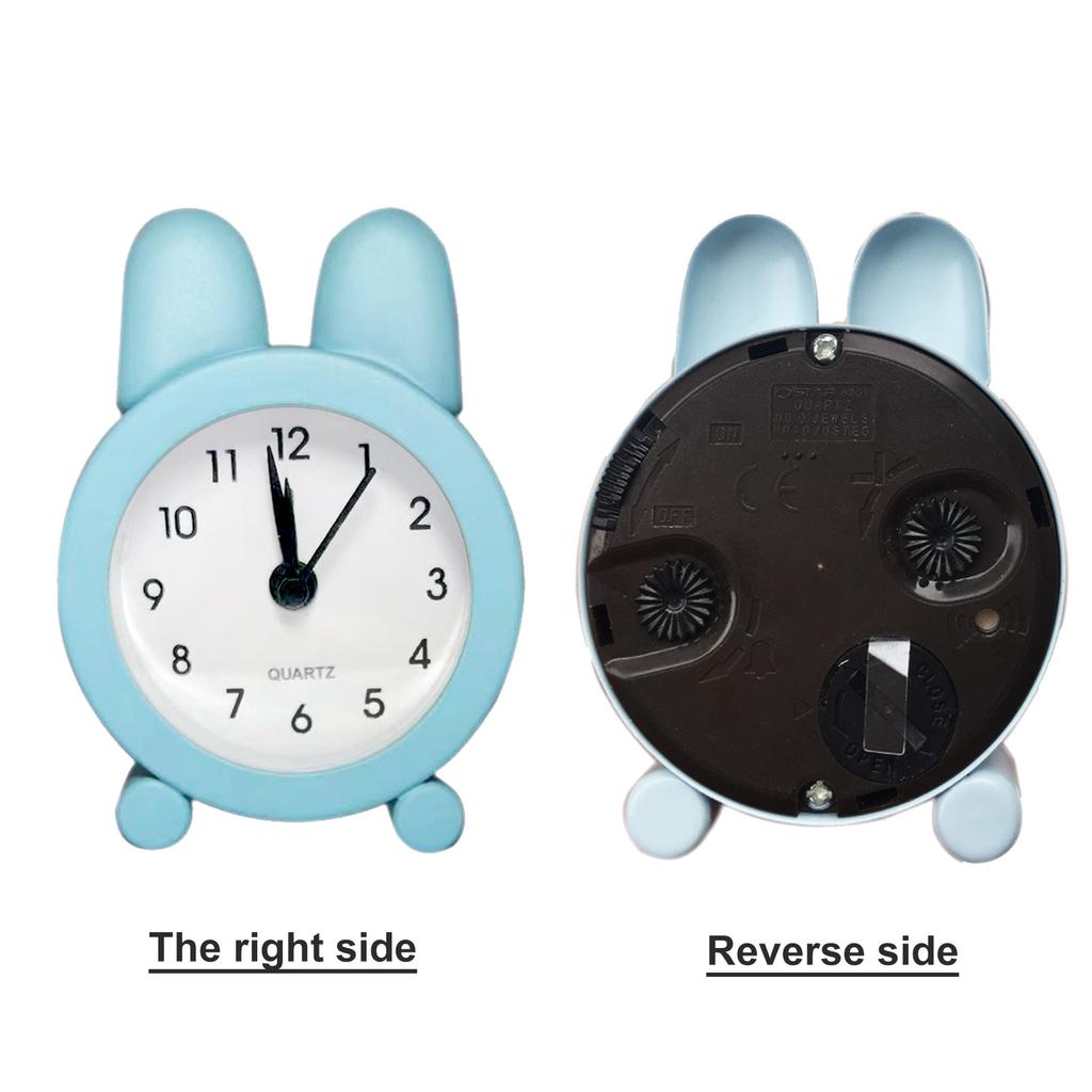 Rabbit Shaped Desktop Alarm Clock Bedside Clock for Bedrooms Or Offices with Easy To Use Features