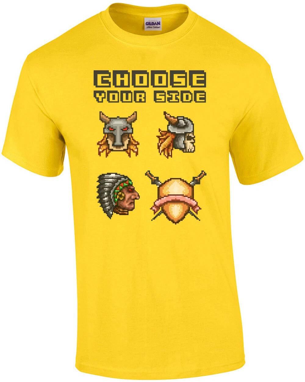 Choose Your Side Retro Gaming T-Shirt S