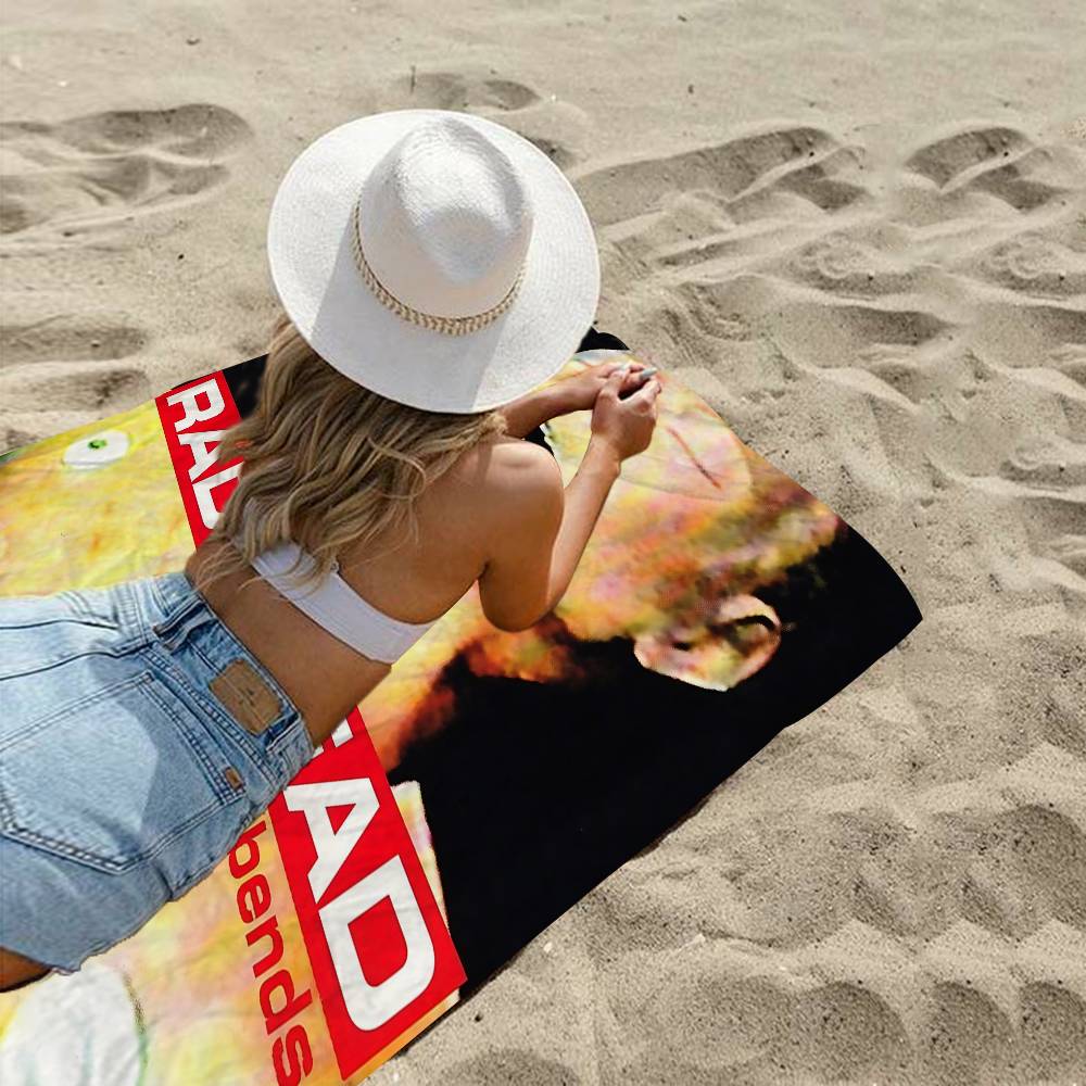 Rock Band R-Radiohead Microfiber Beach Towel Absorbent Quick Dry Soft Yoga Swimming Resort Mountain Climbing Towel