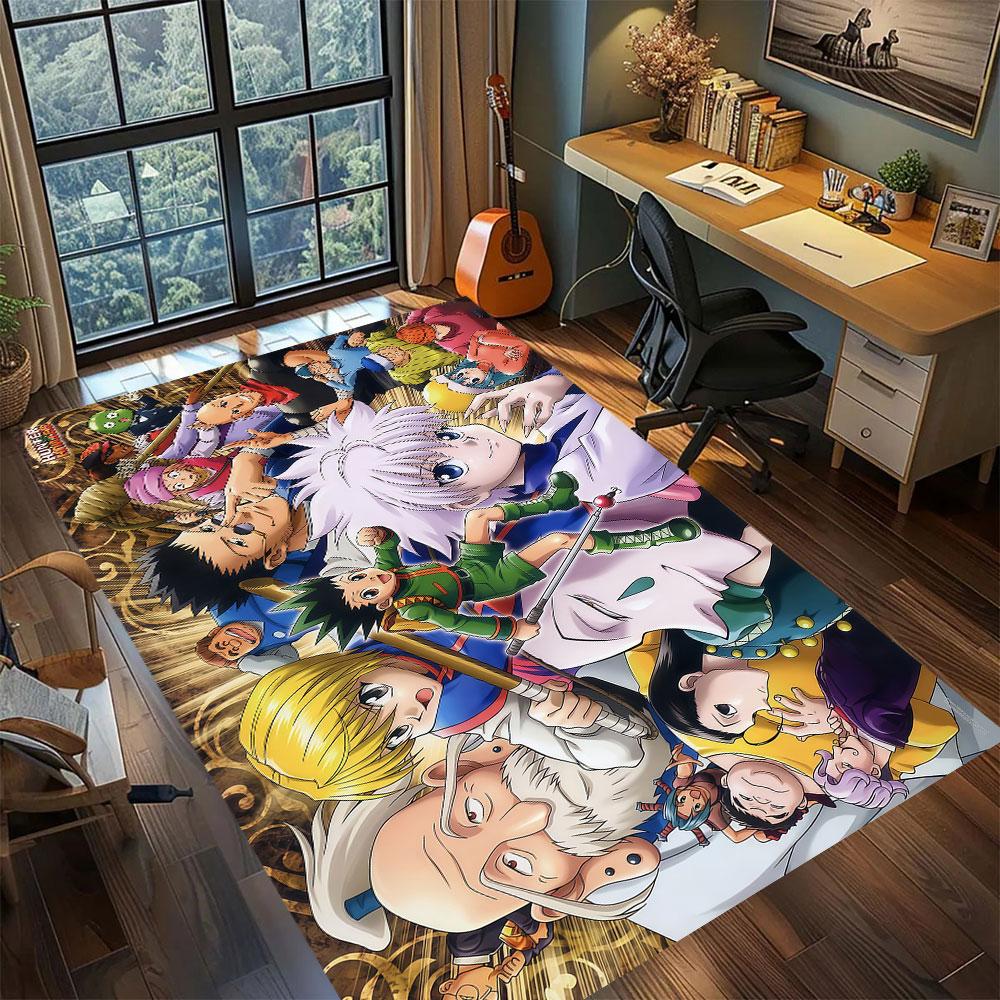 

Hunter anime character Carpet for Living Room Bedroom Home Decor Cool Movie Mat Play Floor Mat 60x90cm