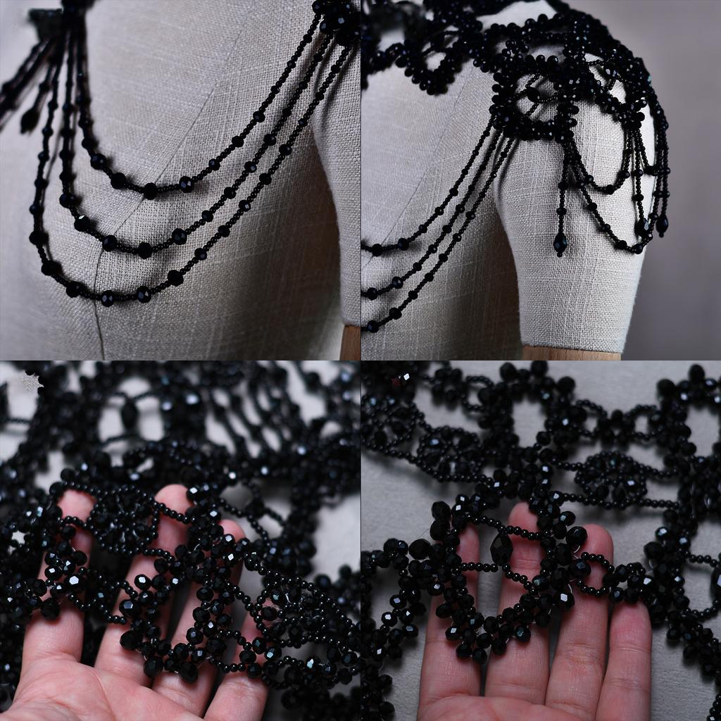 Wearable Shoulder Chain Necklace Mulyi Layer Body Accessory for Evening Parties And Weddings Fashion Women Jewelry