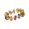 Openable Rings Geometric Finger Ring Unique Design Sparkling Finger Jewelry Suitable for Casual or Formal Outfits