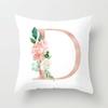 Luxurious 26 Letter Polyester Pillow Case For Sofa Car And Home Decor