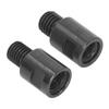2Pcs Thread Adapter Thread Conversion Adapter 5 8in to M14 M14 to 5 8in for Lathe Drill