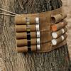 9 Pockets Spice Bottle Bag Canvas Spice Bottle Storage Bag Durable Seasoning Jar Holder  Picnic